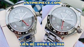 (Thể Thao & Nam Tính - Lh 0984.355.988) Đồng Hồ Longines Admiral GMT Ceramic Grey Dial L3.669.4.06.7