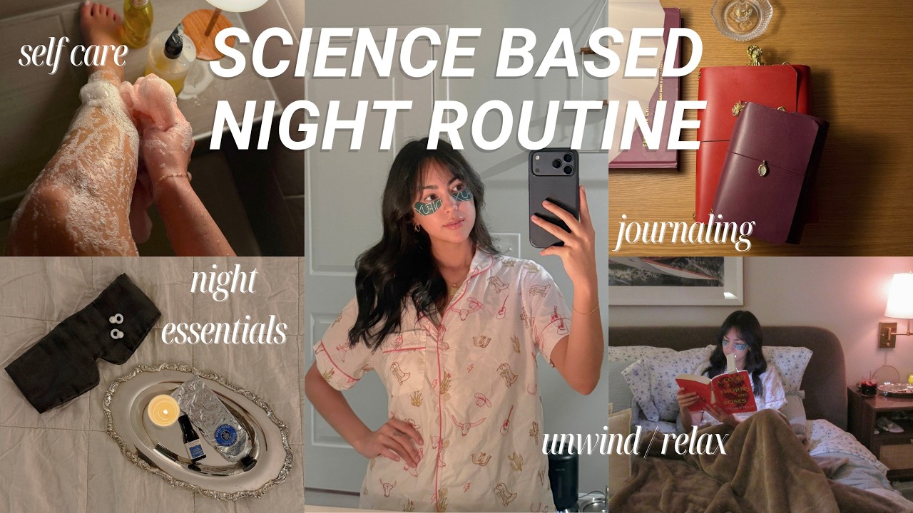 the ULTIMATE night routine based on science for WOMEN (with research ...