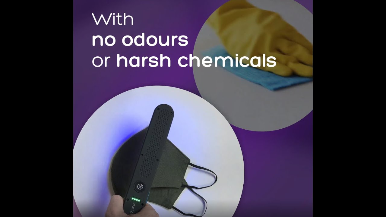 Cut down on manual cleaning and sanitise high touch surfaces at home and work with the Viva UVC Wand