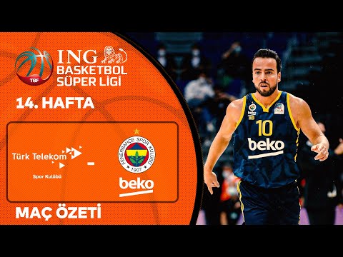 BSL 14. Hafta Özet | Türk Telekom 63-72 Fenerbahçe Beko