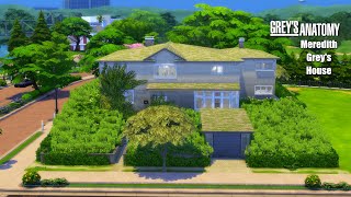 Grey's Anatomy | Meredith Grey's House | Speed Build | The Sims 4