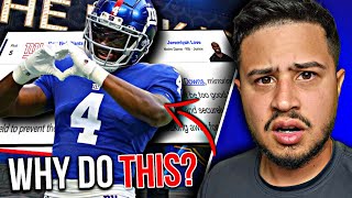 Reacting To NFL Experts NY Giants Mock Drafts! + 4 Round Mock Draft!