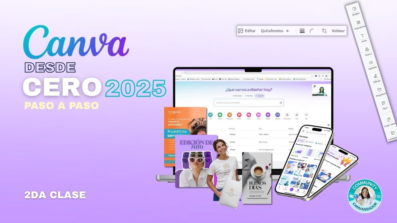 Curso COMPLETO de CANVA desde Cero | Paso a Paso 2025 | 2da Clase Cómo ...