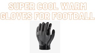 Review and try on of Nike Kids Academy Hyperwarm gloves.