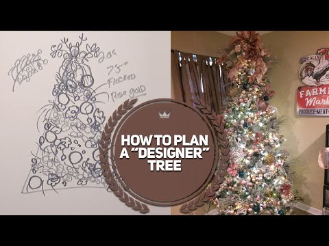How To Decorate A Designer Christmas Tree - Tips & Techniques From A Professional Christmasologist.