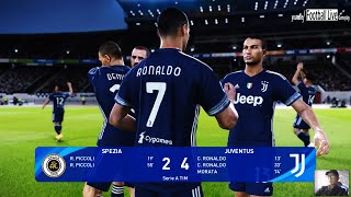 PES 2021 | SPEZIA vs JUVENTUS | C.Ronaldo, Morata, Dybala scored goals | Serie A TIM | Gameplay PC