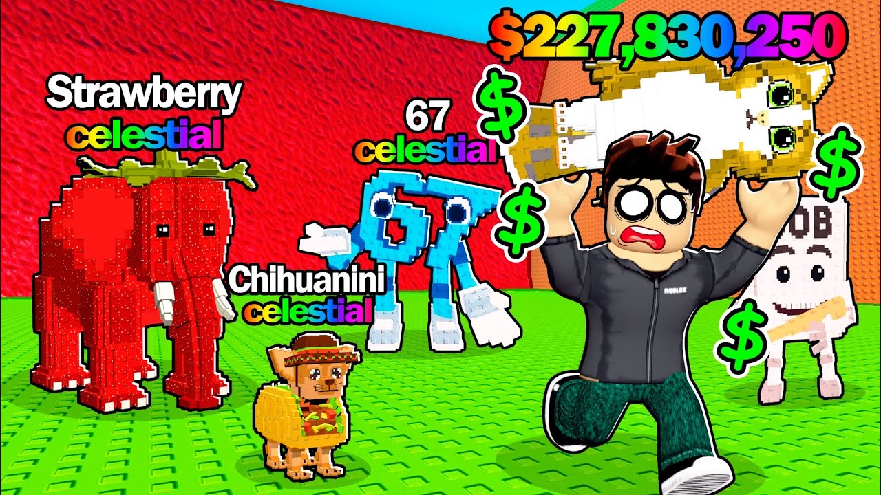 GANHEI O BRAIROT  CELESTIAL MAIS CARO DO ROBLOX! 😱 (R$ 227 MILHÕES) TSUNAMI DE BAIROT 