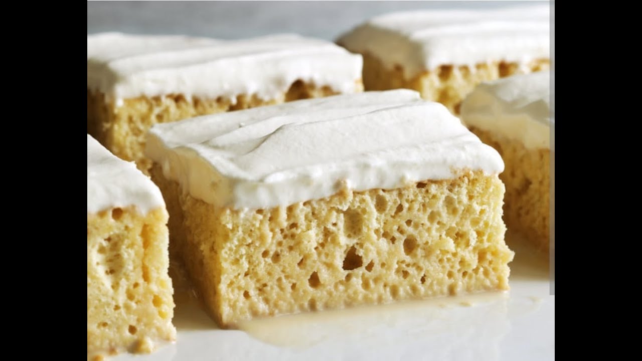 Amazing Spanish Delicacy Tres Leches Cake.... It Means 3 Milks Cake In