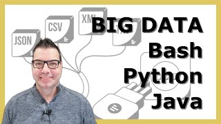Big Data | Process JSON and CSV data files in Bash, Python, and Java