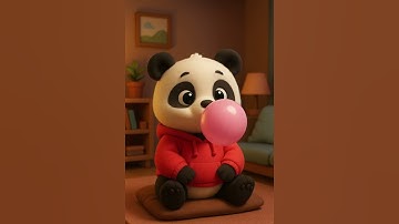 EmPanda’s Bubble Gum FAIL! 😂 | Funny Panda #shorts #youtubeshorts