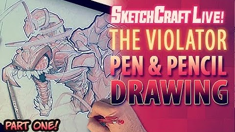 Realtime Art - Drawing Spawn: The Violator Part 01
