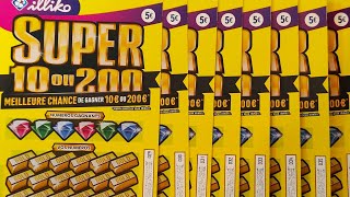 Grattage De 8 Super 10 Ou 200