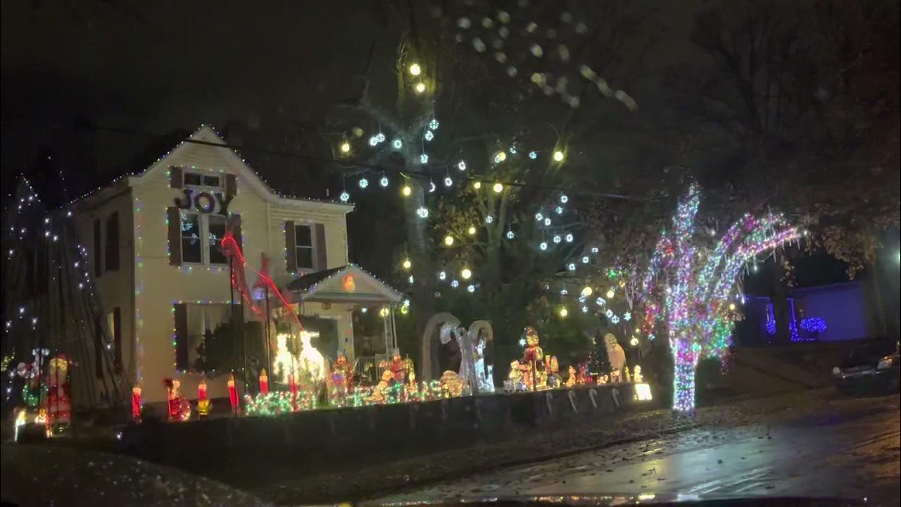 Carthage, Ohio light show YouTube