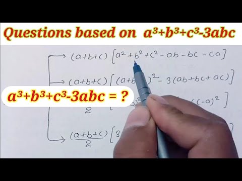 Algebra a³+b³+c³-3abc =? || Algebra imp. formula || competitive exams ...