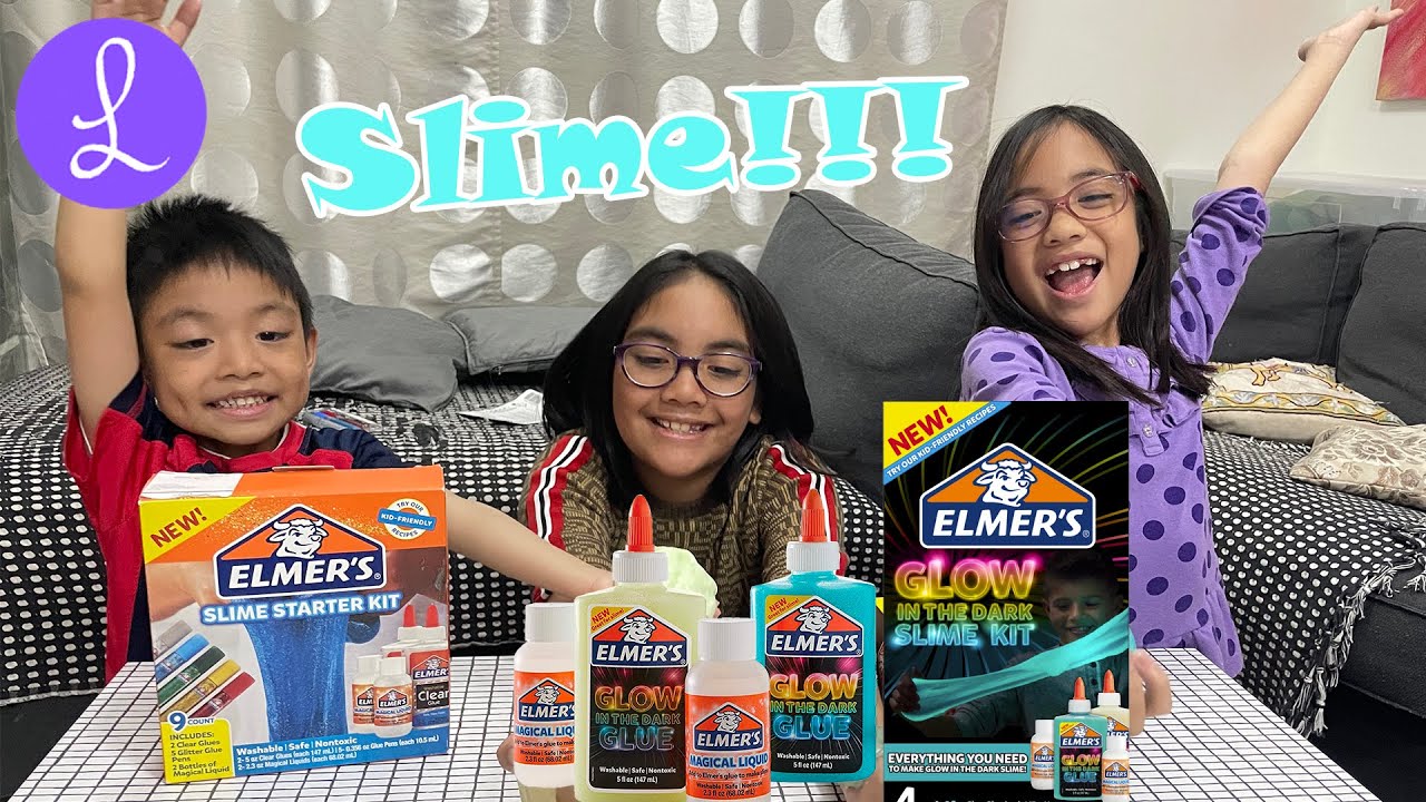 UNBOXING ELMER'S SLIME KIT | LINDTROSE - YouTube