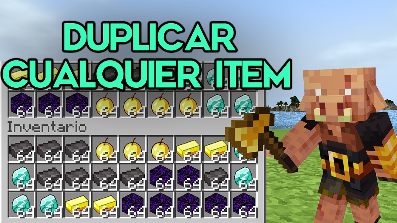 DUPLICAR ITEMS Minecraft PE* 1.16 Nether Update YouTube