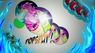 AGARIO MOBILE BEST MOMENTS | *NEW* 2-VIRUS POPSPLIT | DOUBLE SPLIT GOD | #14K SUB SPECIAL
