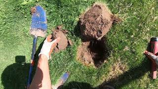 LIVE DIG ACTION!! Simplex Ultra big coil in the ball field.