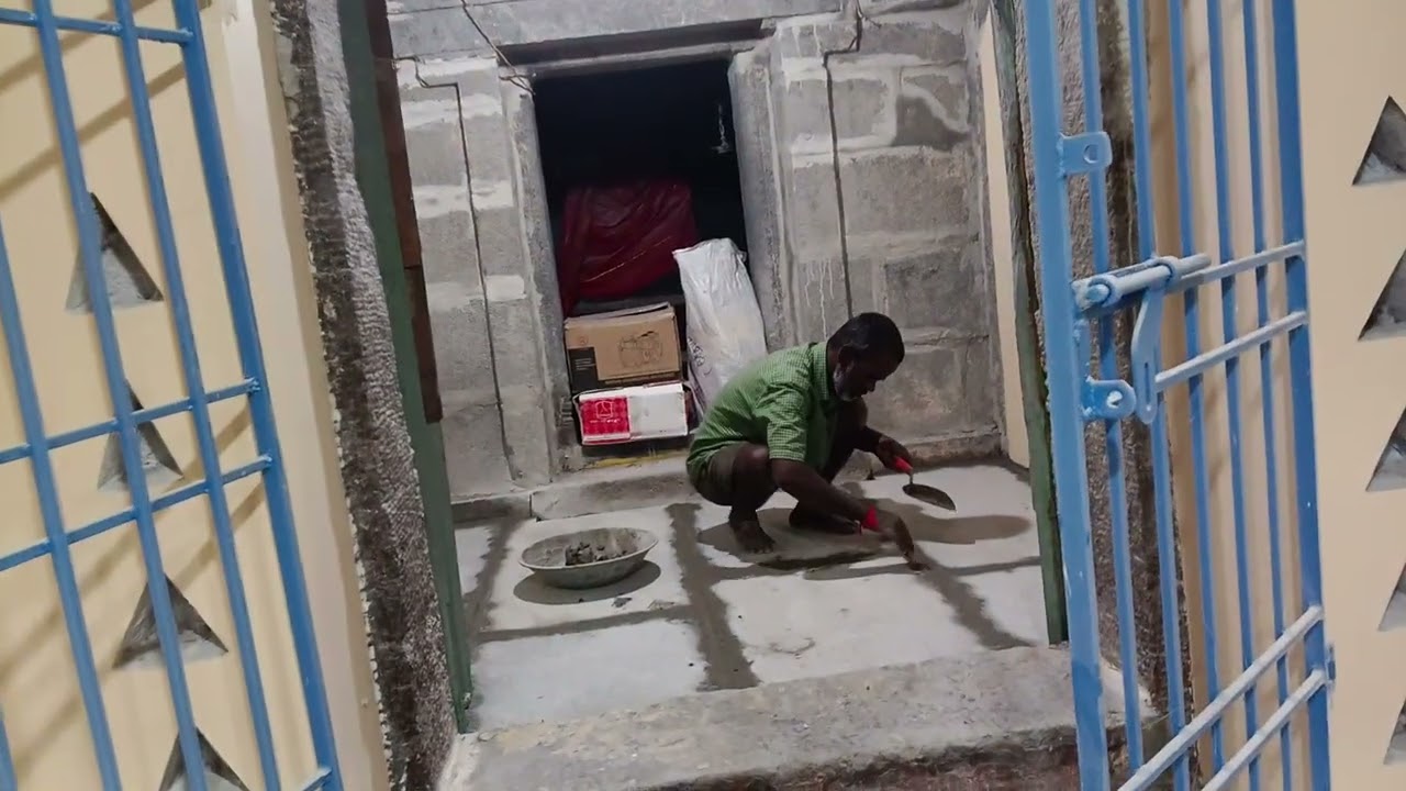 Temple floor stones lay 13.01.2026