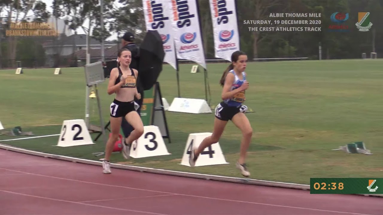 Women 1609 Metre D Race: 2020 Albie Thomas Mile