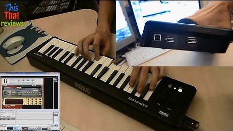 Korg microKEY 37 - Easy to use MIDI keyboard with solid keys + 2 USB ports