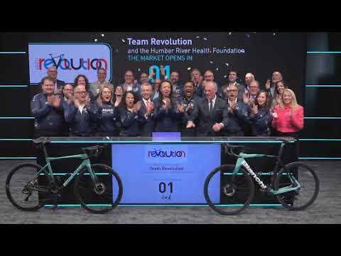 Team Revolution and Humber River Health Foundation Opens the Market Tuesday, May 7, 2024