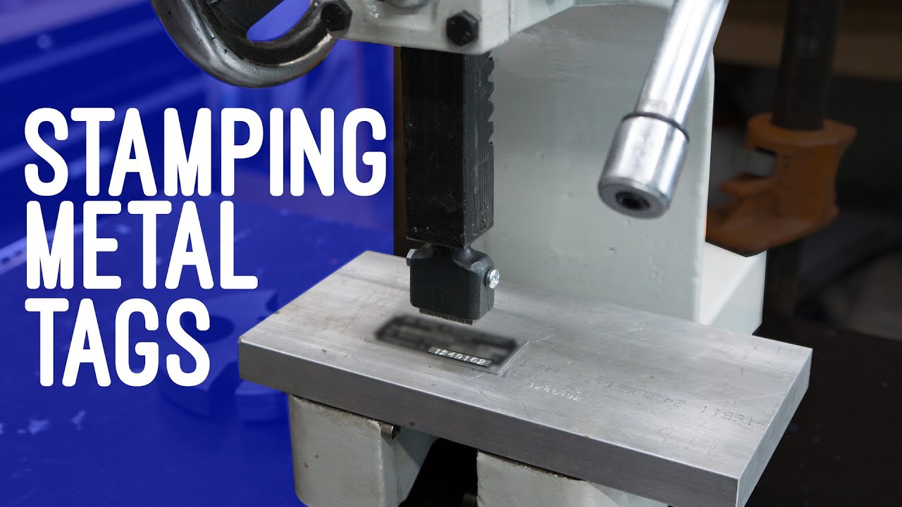 Make a Type Stamp Holder for Your Arbor Press and Stamp Numbers Like a