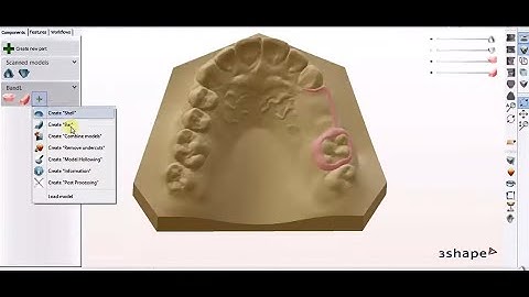 How to design a Band and L Space Maintainer in #3Shape