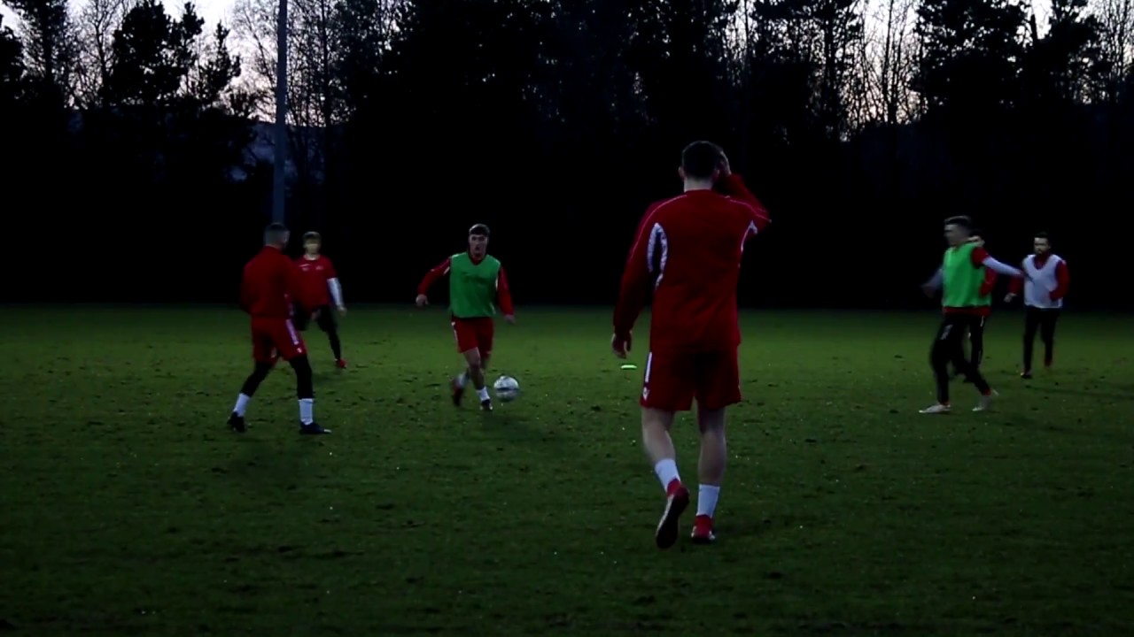 football score Pre match Training, Larne FC vs Ballymena utd