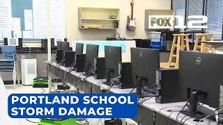 Portland region schools sustain storm damage, repairs could take months