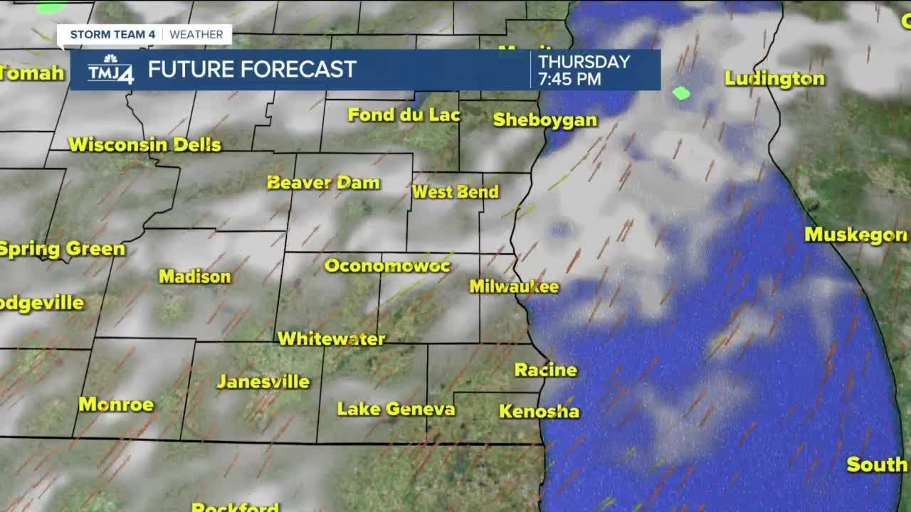 Warm with temps in the 80s Thursday night - YouTube