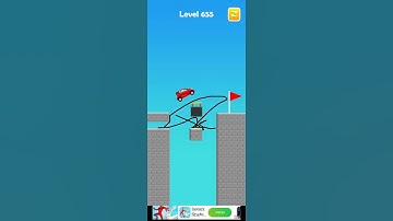 #draw line bridge puzzle game #level 655
