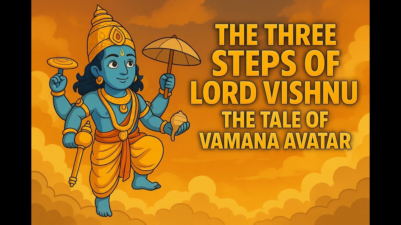 The Three Steps of Lord Vishnu – The Tale of Vamana Avatar