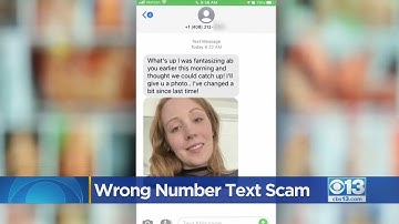 Wrong Number Text Scam