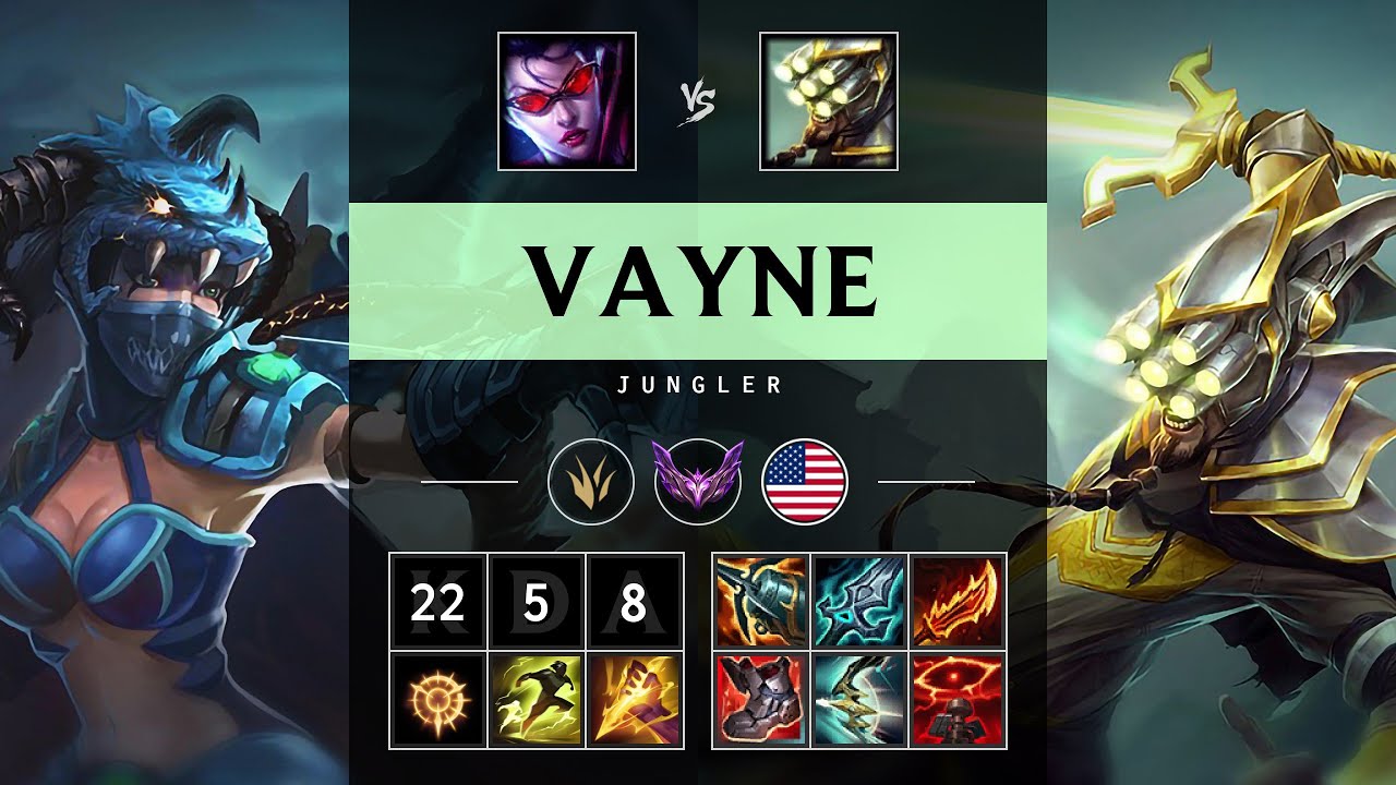 Vayne Jungle vs Master Yi - NA Master Patch 25.16
