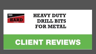 Famous TTP HARD cobalt drill bit customer testimonials Wealth