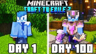 I Spent 100 Days in Craft to Exile 2 in Minecraft