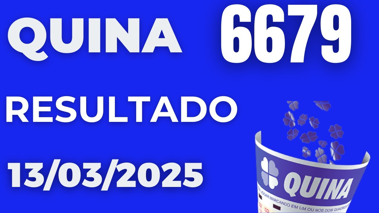 Resultado Quina 6679 - YouTube