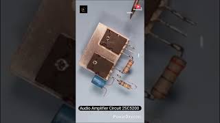 🔊 2SC5200 Transistor Se Powerful AUX Amplifier 🔥 Mini Circuit #amplifier