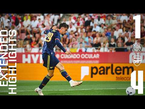 EXTENDED HIGHLIGHTS | Girona 1 - 4 Arsenal | Havertz, Tzolis, Dowman & Jesus | Big win in pre-season — football highlights