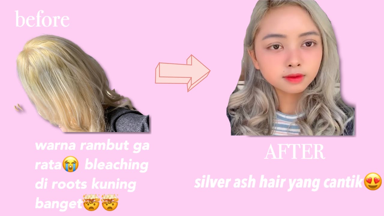 Cara Toning Rambut  Menghilangkan Warna  Kuning Orange di 