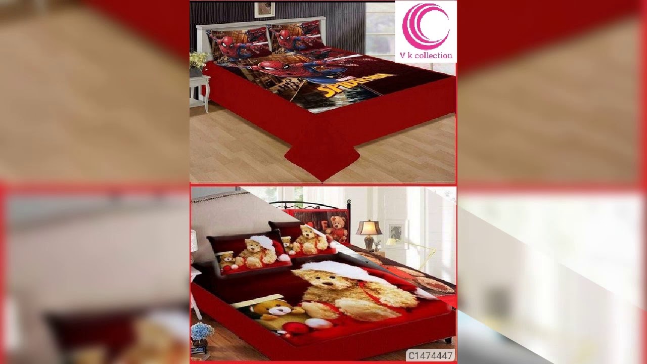 Velvet bedsheets combo