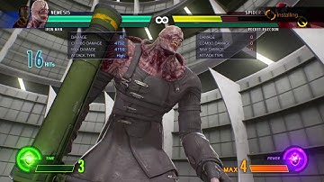 MARVEL VS. CAPCOM: INFINITE Nemesis combo