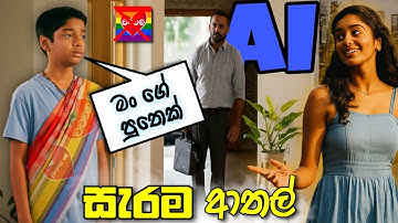 අලුත් රැල්ලට ආව උණු උණු ආතල් 😂❤️ | AI Funny Meme Video 😂 | Sri Lanka New Viral Trend 2025 🇱🇰🔥