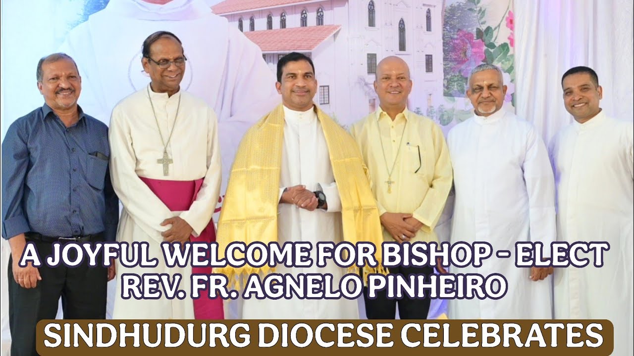 Historic Welcome for Bishop-Elect Rev. Fr. Agnelo Pinheiro | Diocese of Sindhudurg | #tfrcctv