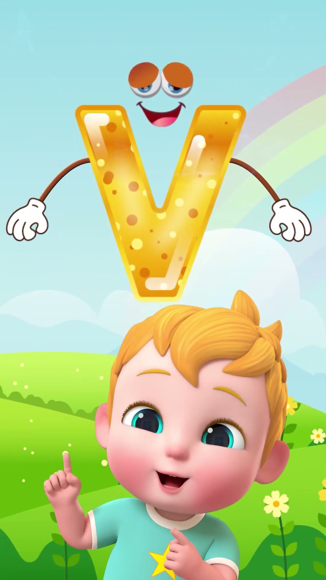 ABC | V For Vase | Abc Shorts for kids | Toddler Learning Videos | NuNu Tv Nursery Rhymes