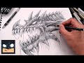 How To Draw a Dragon | YouTube Studio Sketch Tutorial