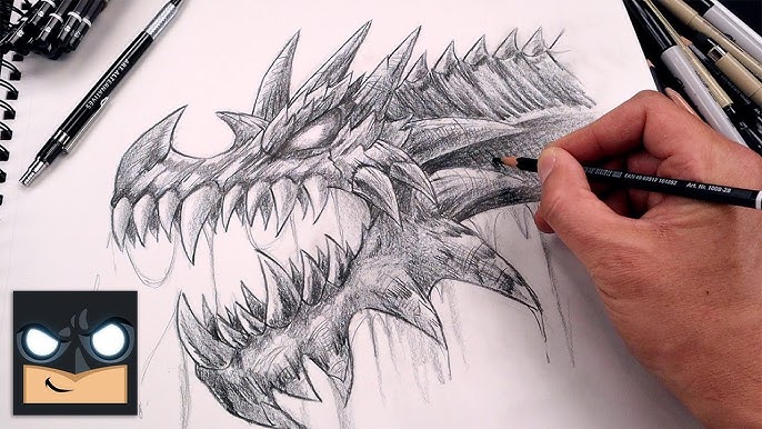 How To Draw a Dragon   Studio Sketch Tutorial 