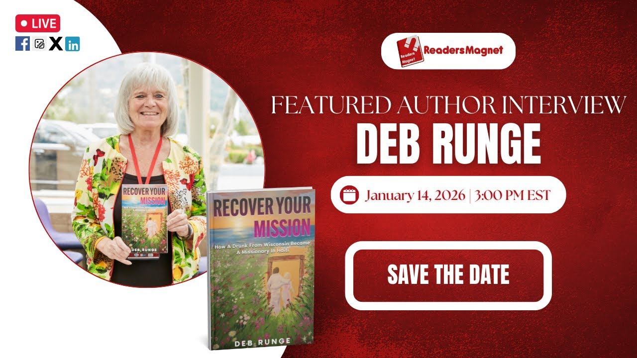 Deb Ruff Youtube ReadersMagnet | Author Interview with Deb Runge - YouTube