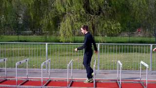 Hurdle Walkovers Drill 2 Athlete 1